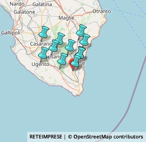 Mappa Contrada Matine, 73031 Alessano LE, Italia (9.69727)