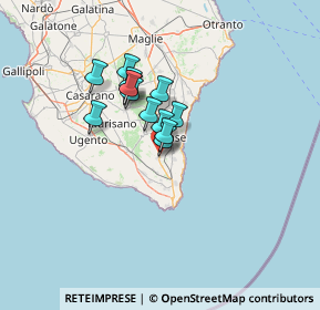 Mappa Contrada Matine, 73031 Alessano LE, Italia (9.57308)