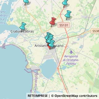 Mappa Bar Caffetteria, 09170 Oristano OR, Italia (3.42333)