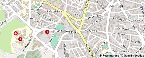 Mappa Oristano