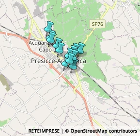 Mappa Via Fratelli Rosselli, 73054 Presicce LE, Italia (0.89077)