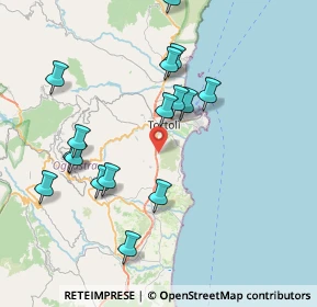 Mappa SS 125 Orientale Sarda, 08048 Tortolì NU, Italia (8.6675)