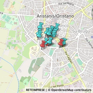 Mappa Viale San Martino, 09170 Oristano OR, Italia (0.2575)