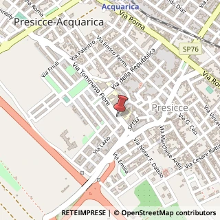 Mappa Via Tommaso Fiore, 21, 73054 Presicce, Lecce (Puglia)