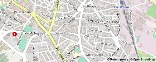 Mappa Oristano