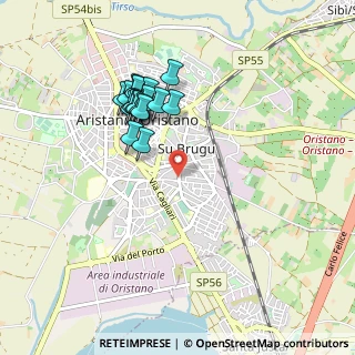 Mappa Via Amsicora, 09170 Oristano OR, Italia (0.931)