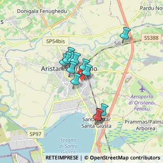 Mappa Via Lanusei, 09170 Oristano OR, Italia (1.43385)