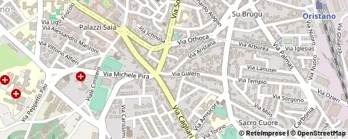 Mappa Oristano