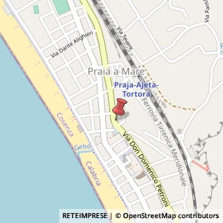 Mappa Via Cavalier Pasquale Longo, 2, 87028 Praia a Mare, Cosenza (Calabria)