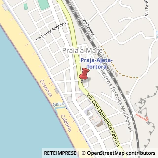 Mappa Piazza Italia, 36, 87028 Praia a Mare, Cosenza (Calabria)