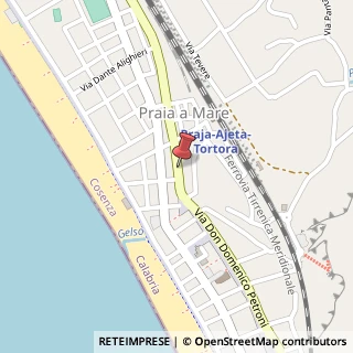 Mappa Via Elia D'Amato, 115, 87028 Praia a Mare, Cosenza (Calabria)