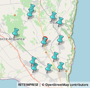 Mappa 73031 Alessano LE, Italia (4.61333)