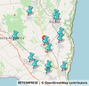 Mappa 73031 Alessano LE, Italia (4.39385)