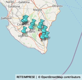 Mappa 73031 Alessano LE, Italia (10.66167)