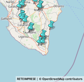 Mappa 73031 Alessano LE, Italia (19.47)