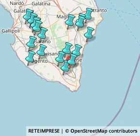 Mappa 73031 Alessano LE, Italia (16.86474)