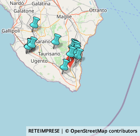 Mappa 73031 Alessano LE, Italia (10.98077)