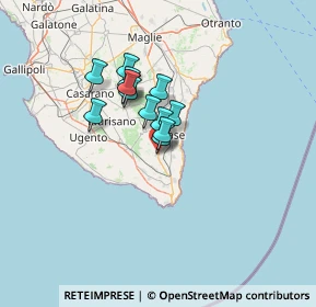 Mappa 73031 Alessano LE, Italia (9.61231)