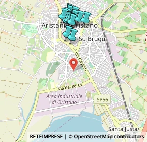 Mappa Via Monte Gonare, 09170 Oristano OR, Italia (1.2805)