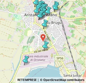 Mappa Via Monte Gonare, 09170 Oristano OR, Italia (1.29059)