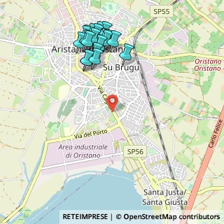 Mappa Eni Station pv. 54470 Cagliari 468 CENTRO, 09170 Oristano OR, Italia (1.286)