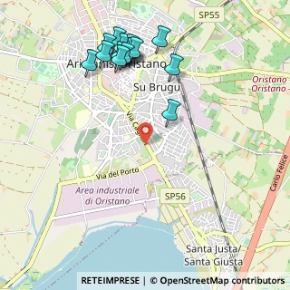 Mappa Eni Station pv. 54470 Cagliari 468 CENTRO, 09170 Oristano OR, Italia (1.29133)