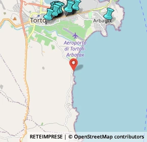 Mappa Spiaggia centrale del LIDO DI ORRI, 08048 Tortolì NU, Italia (3.238)