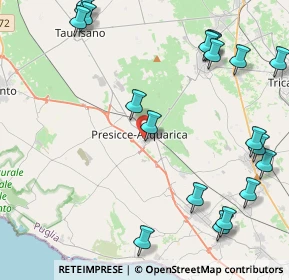 Mappa Via Tommaso Fiore, 73054 Presicce LE, Italia (6.163)