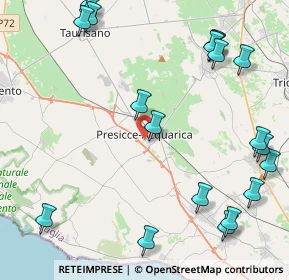 Mappa Via Marche, 73054 Presicce LE, Italia (6.2445)