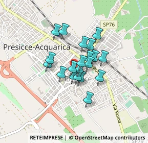 Mappa Via Eugenio Arditi, 73054 Presicce LE, Italia (0.3)