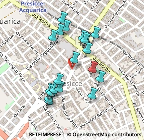 Mappa Via dei Gracchi, 73054 Presicce LE, Italia (0.227)