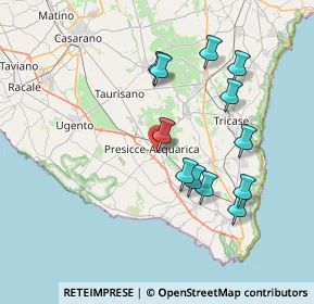 Mappa Via dei Gracchi, 73054 Presicce LE, Italia (7.78917)