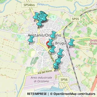Mappa Via Don Giovanni Bosco, 09170 Oristano OR, Italia (1.035)