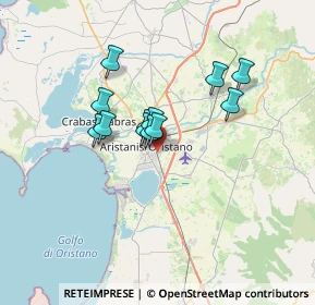 Mappa Via Ghilarza, 09170 Oristano OR, Italia (5.38667)