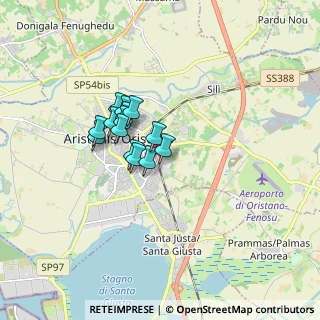 Mappa Via Ghilarza, 09170 Oristano OR, Italia (1.24857)