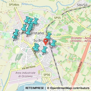 Mappa Via Iglesias, 09170 Oristano OR, Italia (1.01571)