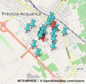 Mappa Via Marchese Arditi, 73054 Presicce LE, Italia (0.298)