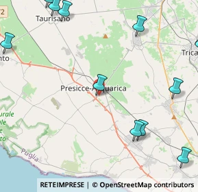 Mappa Via Notar F. Dattilo, 73054 Presicce LE, Italia (6.9025)