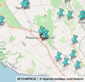 Mappa Via Notar F. Dattilo, 73054 Presicce LE, Italia (6.1845)