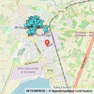 Mappa Via Nora, 09170 Oristano OR, Italia (1.156)