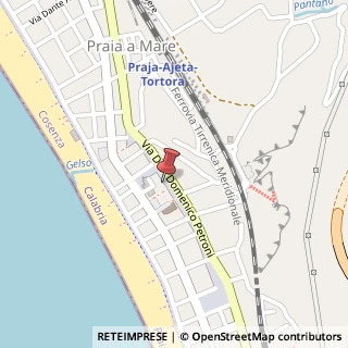 Mappa Via della Libertà, 9, 87028 Praia a Mare, Cosenza (Calabria)