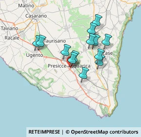 Mappa Strada Provinciale, 73054 Presicce LE, Italia (6.22154)