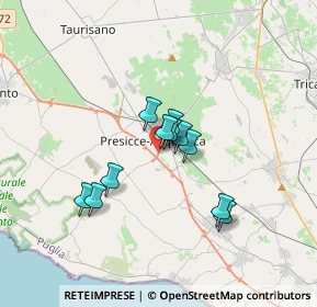 Mappa Strada Provinciale, 73054 Presicce LE, Italia (2.67545)