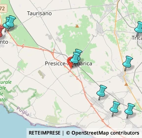 Mappa Strada Provinciale, 73054 Presicce LE, Italia (6.71364)