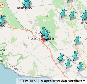Mappa Strada Provinciale, 73054 Presicce LE, Italia (6.226)