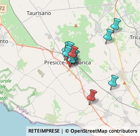 Mappa Strada Provinciale, 73054 Presicce LE, Italia (2.56636)