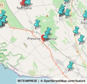 Mappa Strada Provinciale, 73054 Presicce LE, Italia (6.738)