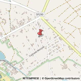 Mappa Contrada Muccuso, 23, 73059 Ugento, Lecce (Puglia)