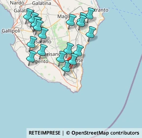 Mappa Via Rimembranze, 73031 Alessano LE, Italia (17.00316)