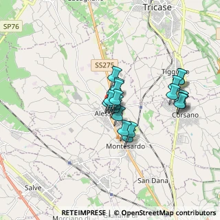 Mappa Via Rimembranze, 73031 Alessano LE, Italia (1.4185)